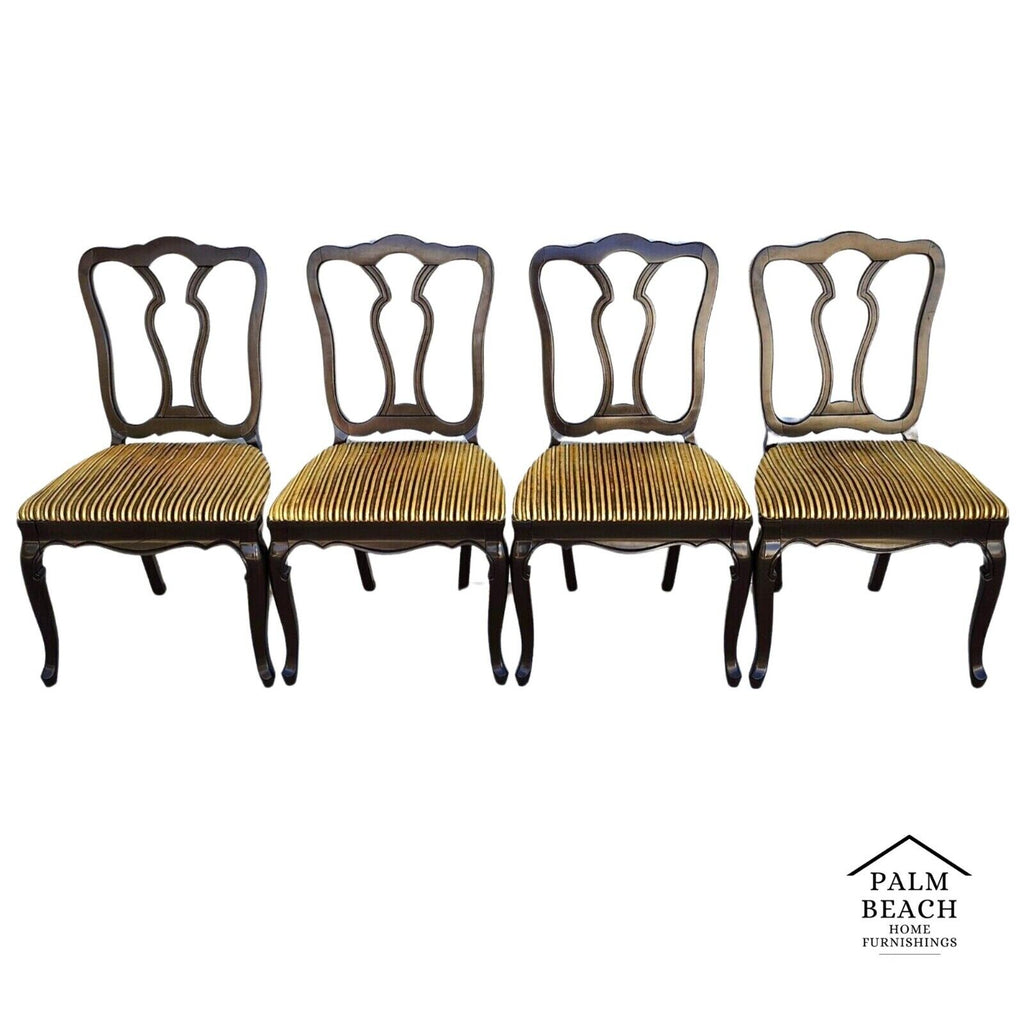 Antique Mahogany French Dining Chairs Set of 4