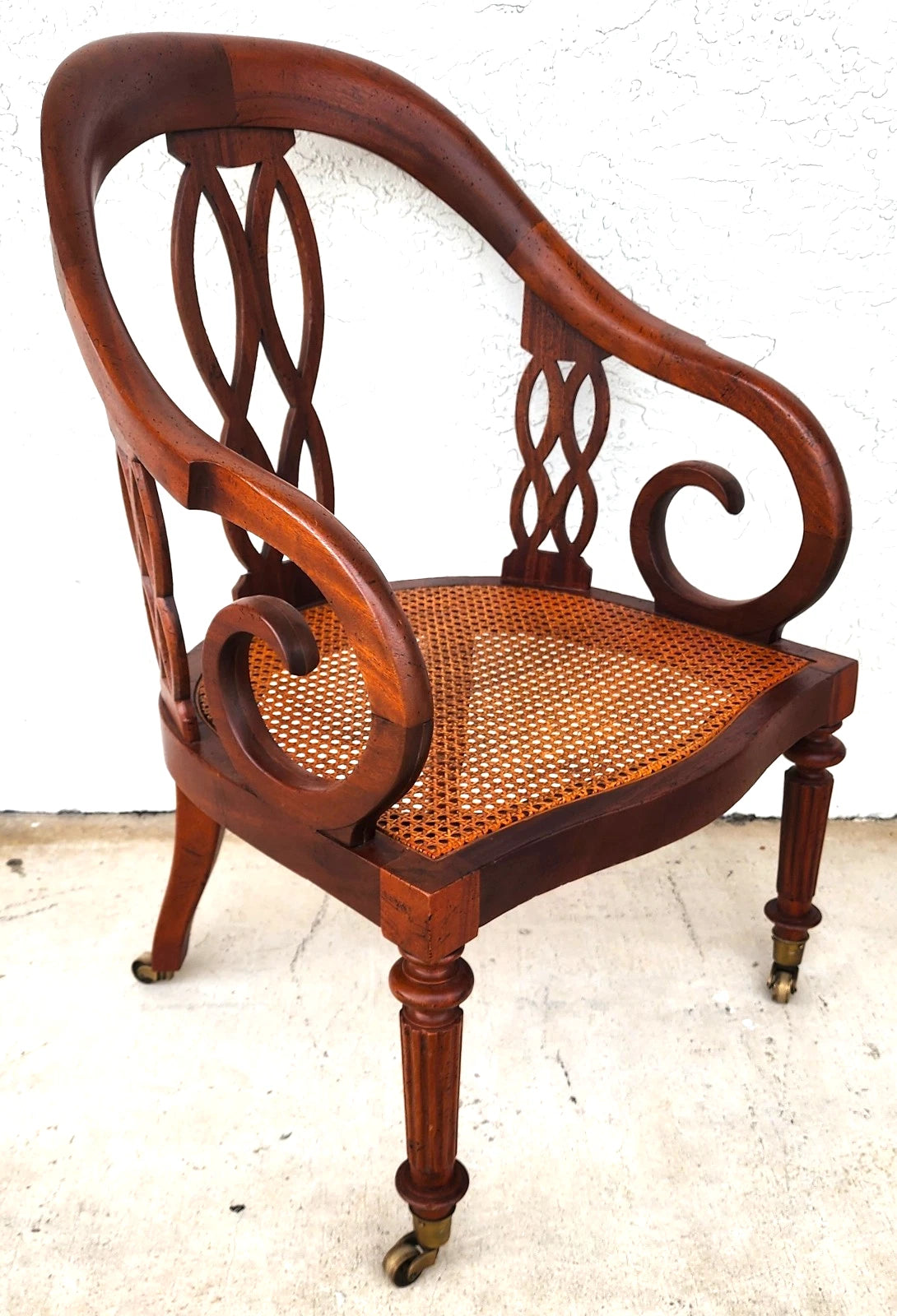 Baker Regency Armchairs Rolling Set of 3