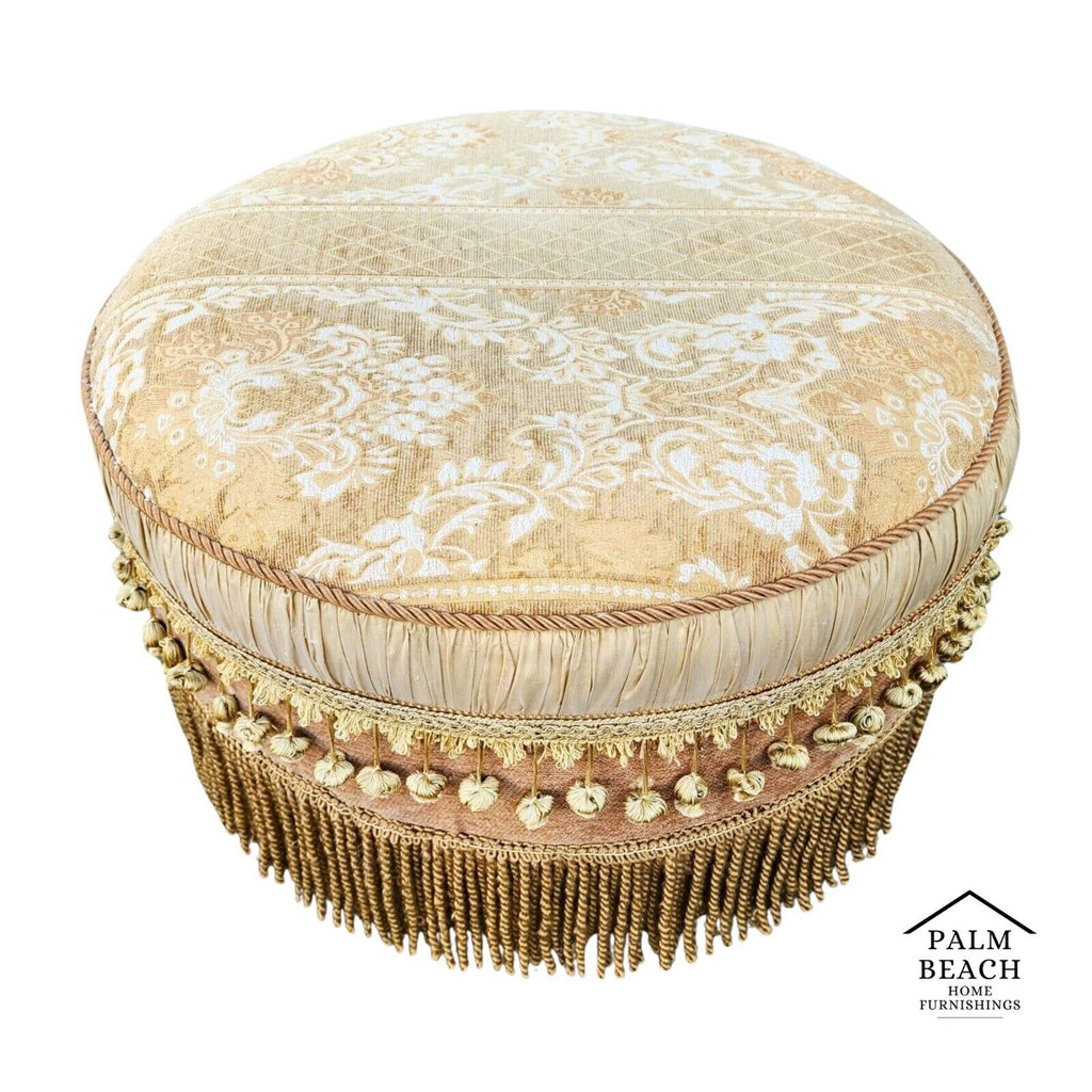 Carole Hicks Bolton Style Ottoman Pouf