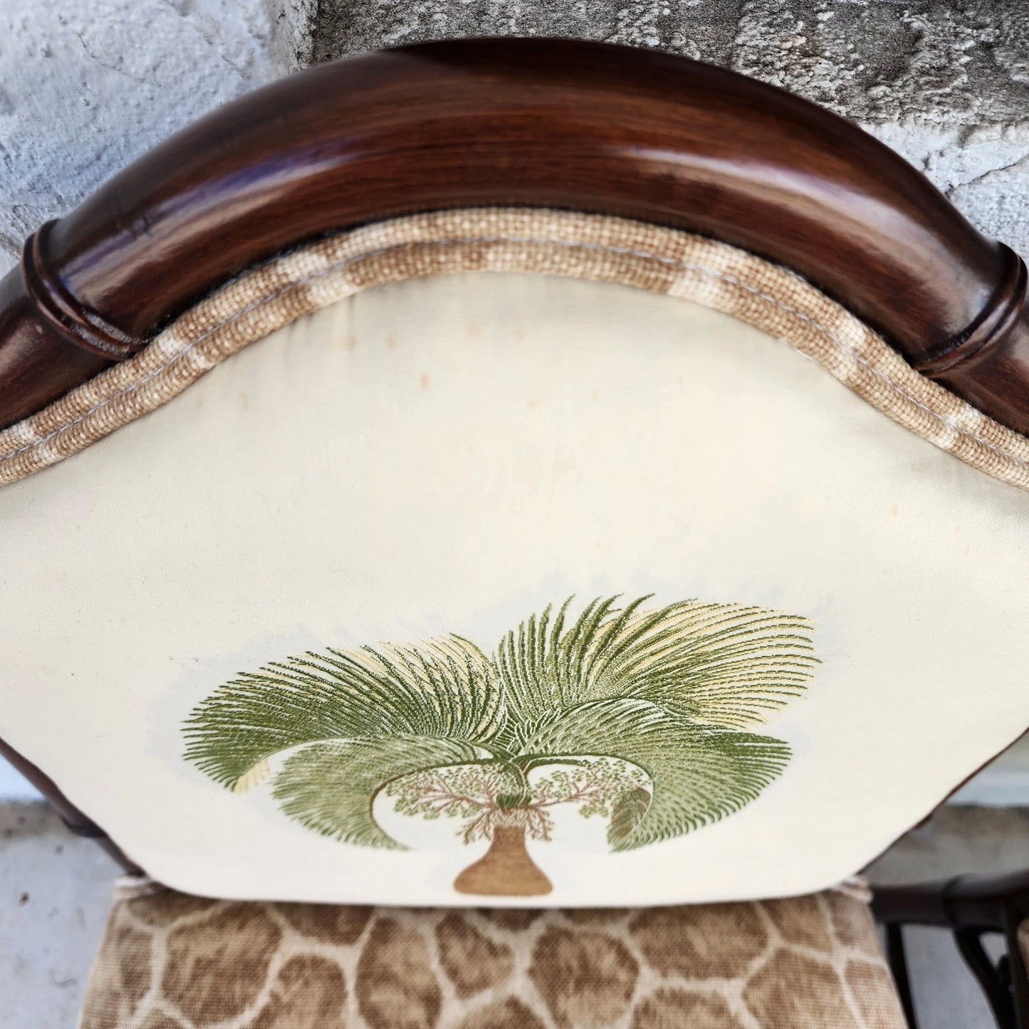 Vintage Chinese Chippendale Dining Chairs Bamboo Set of 8