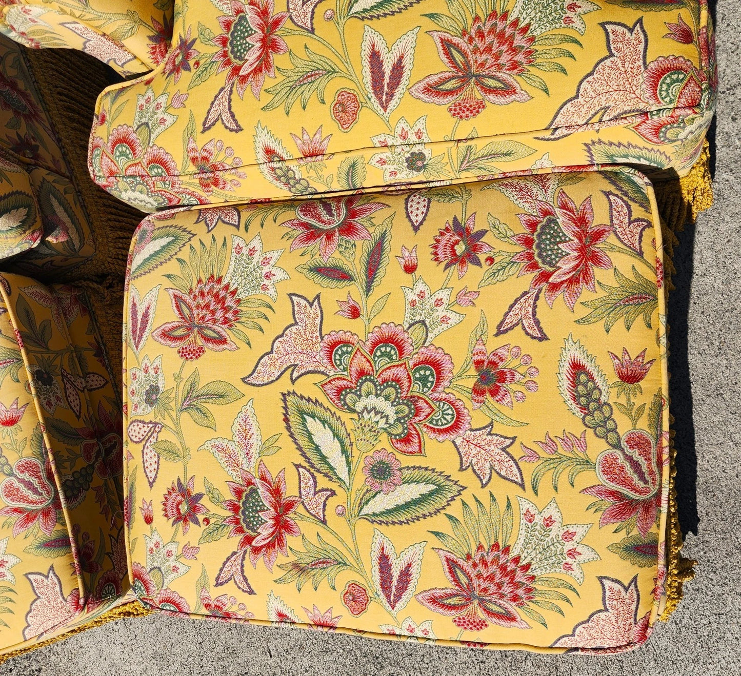 Taylor King Wingback Lounge Chairs & Ottomans Pair