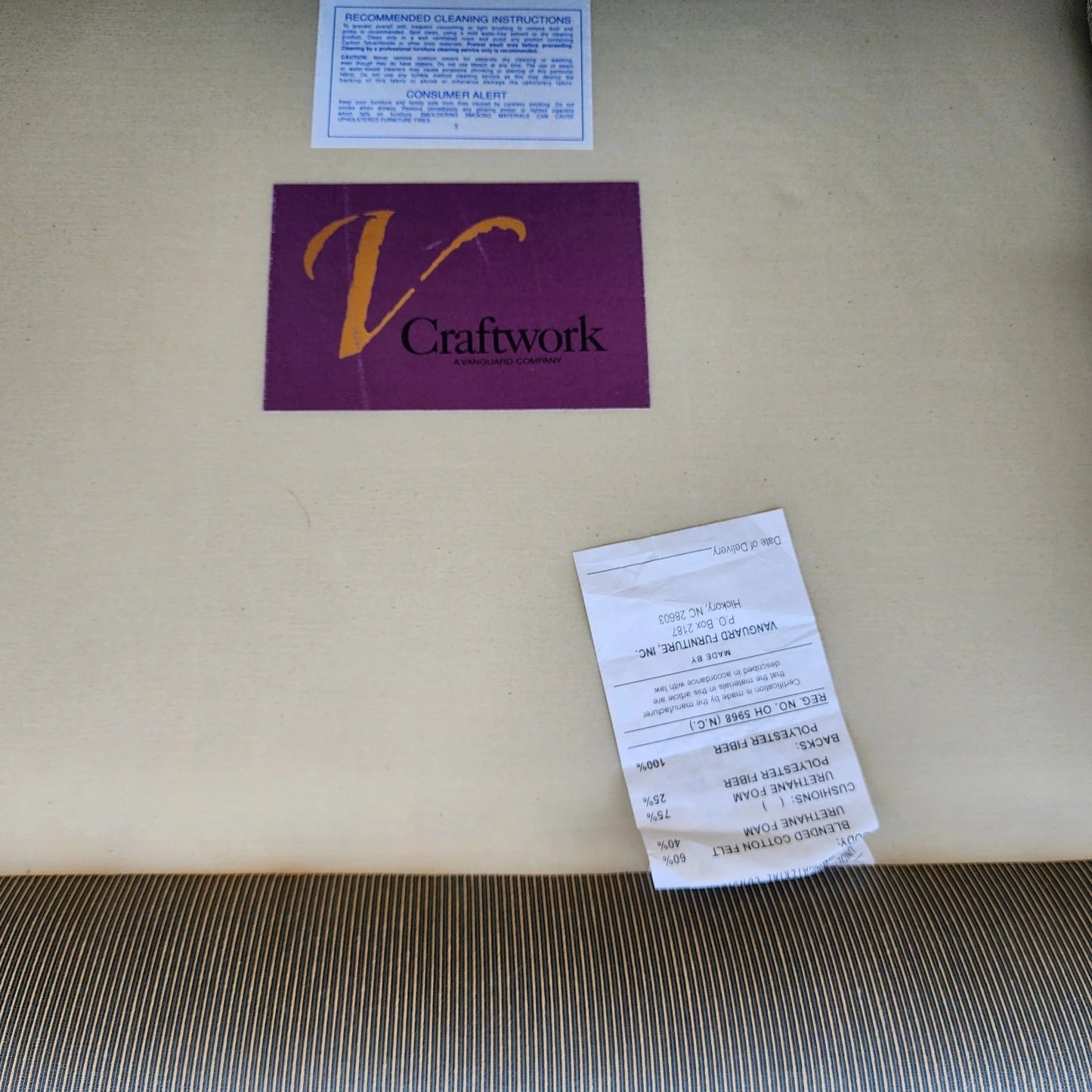 Vanguard Craftwork English Club Chairs & Ottoman