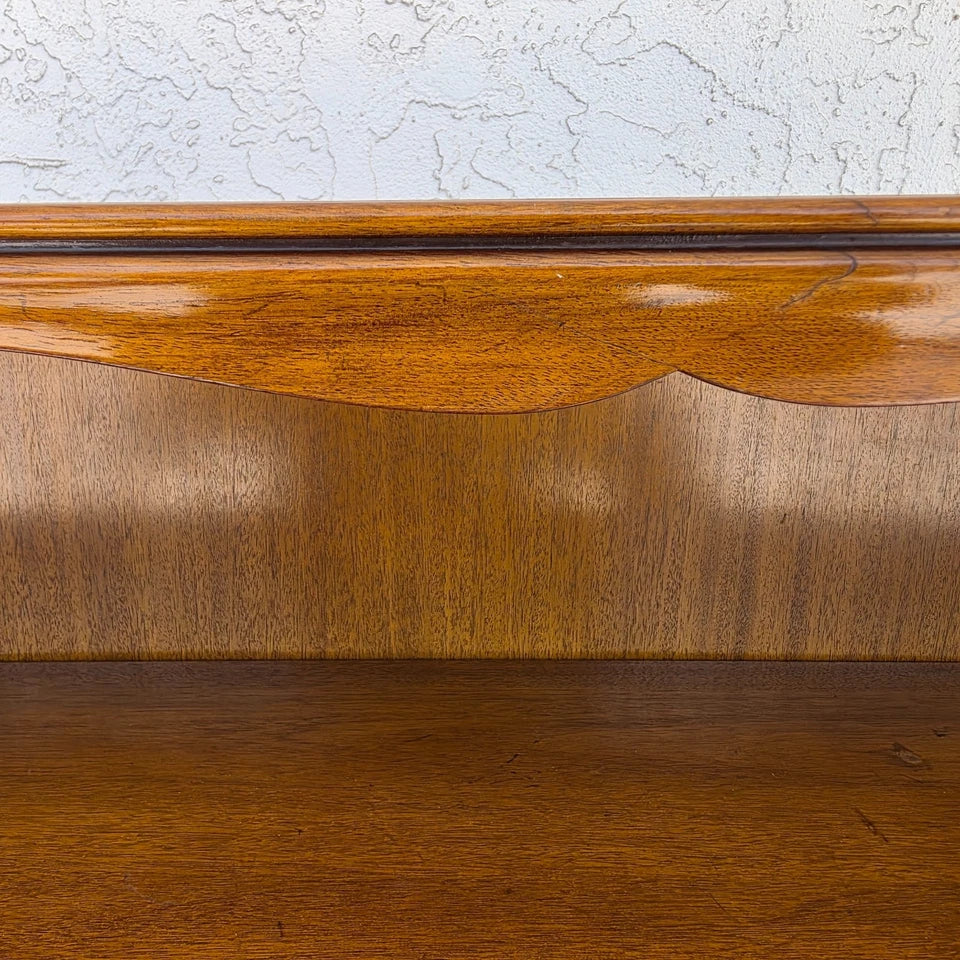 1930s Karges Country French Walnut Pullout Folding Service Bar
