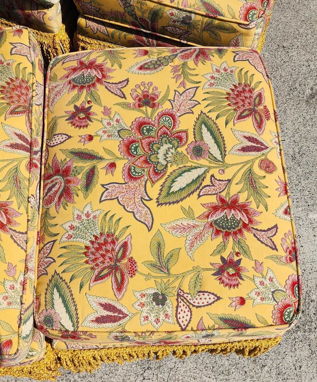 Taylor King Wingback Lounge Chairs & Ottomans Pair