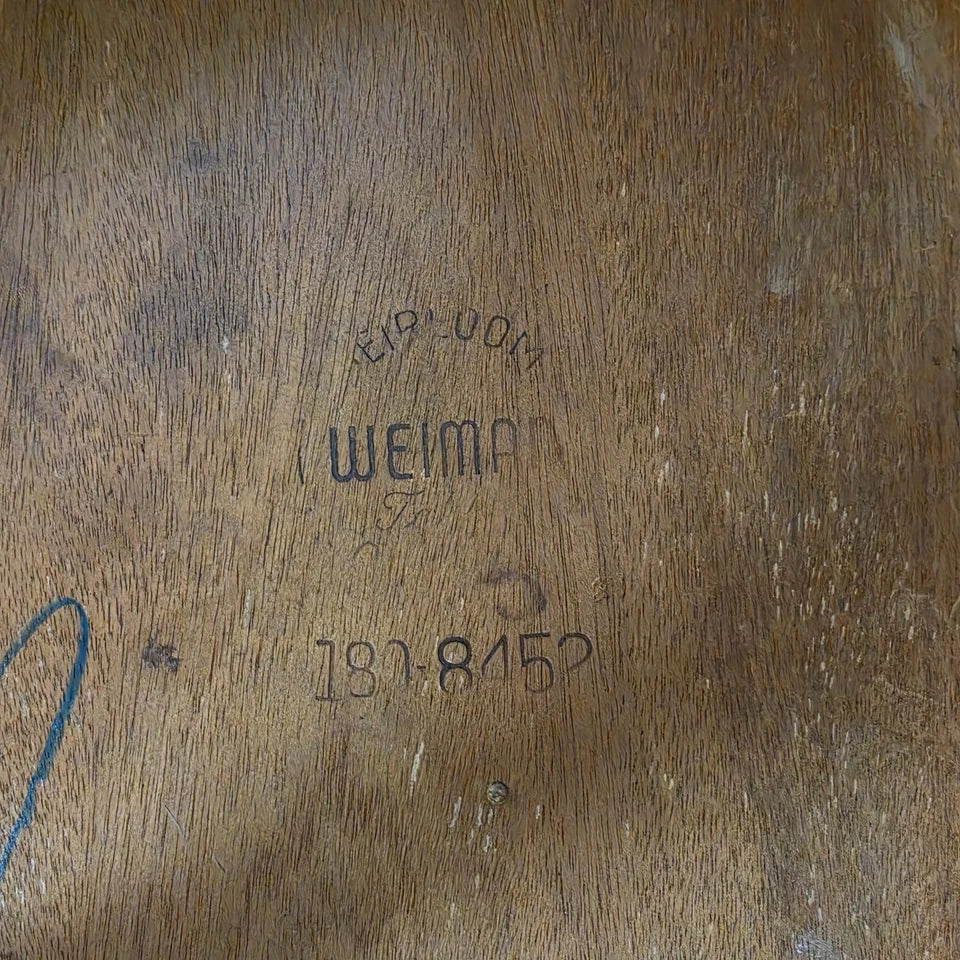 1960s Mid Century Modern Walnut Nesting Tables From Heirloom Weiman Collection