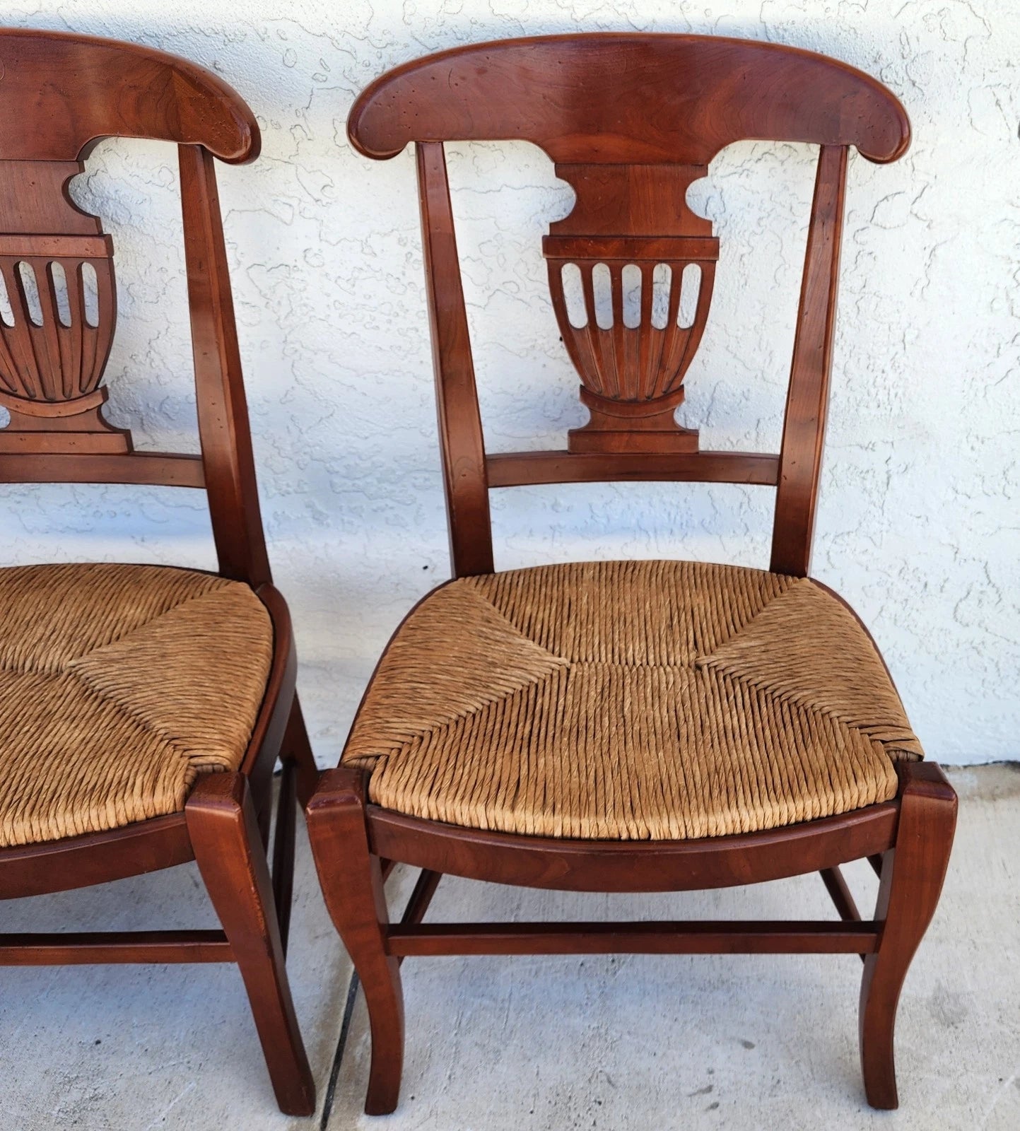French Country Dining Chairs by HICKORY CHAIR CO Set of 4