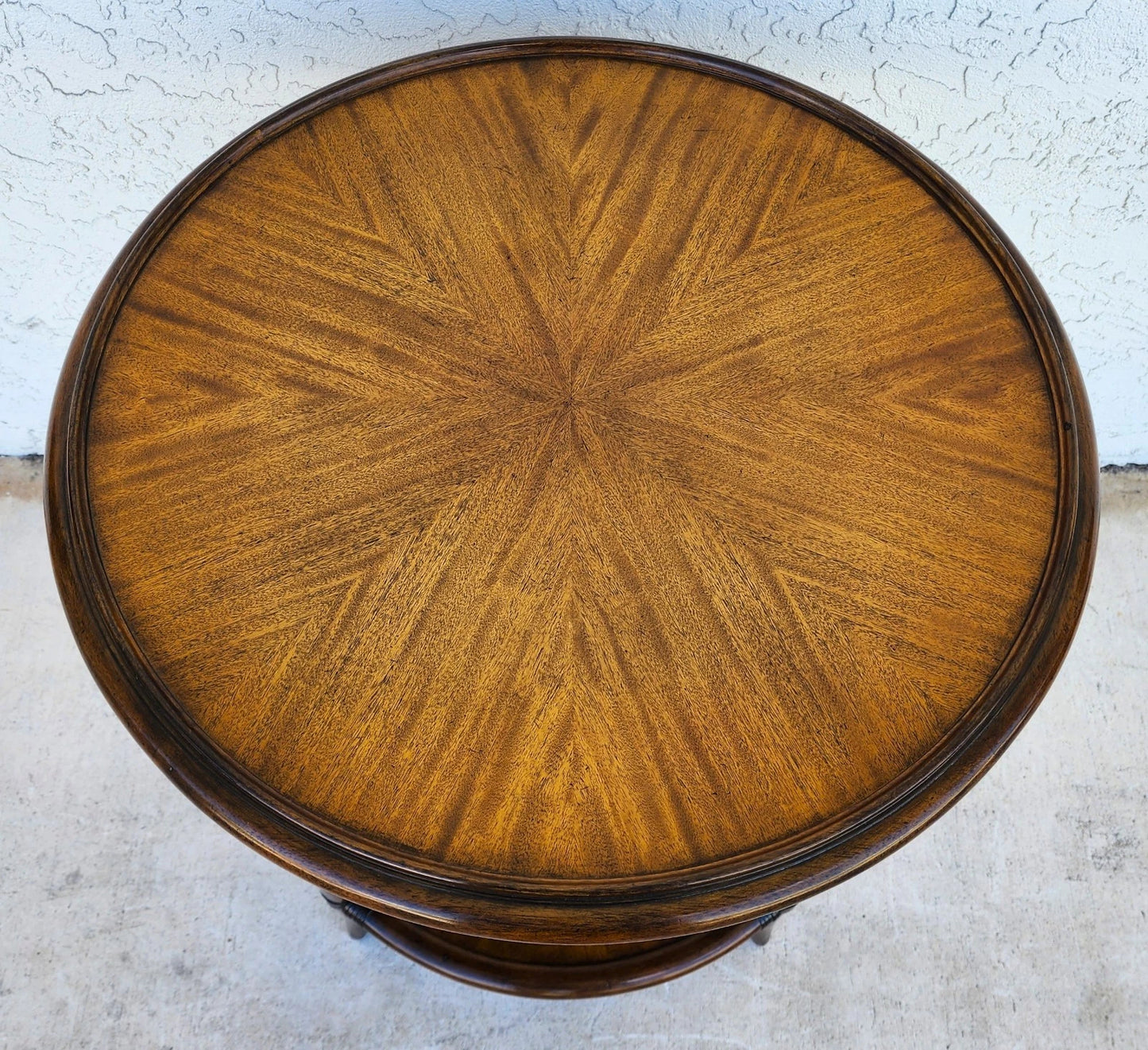 Woodbridge Linwood Center Side Table Faux Bamboo