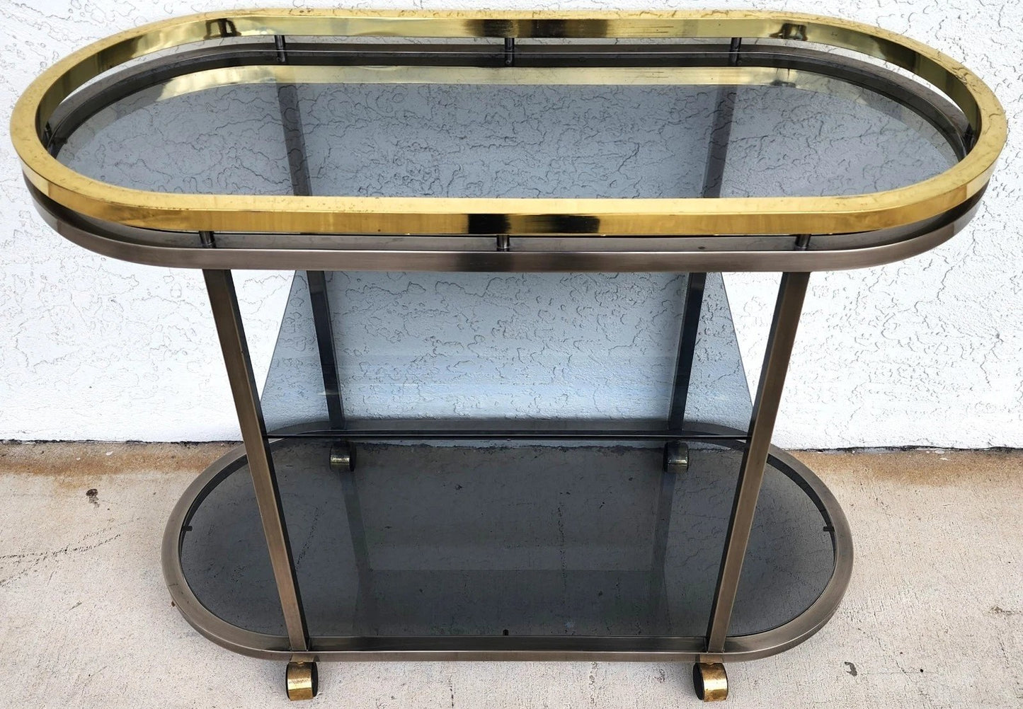 DIA MCM Bar Cart Rolling Design Institute of America