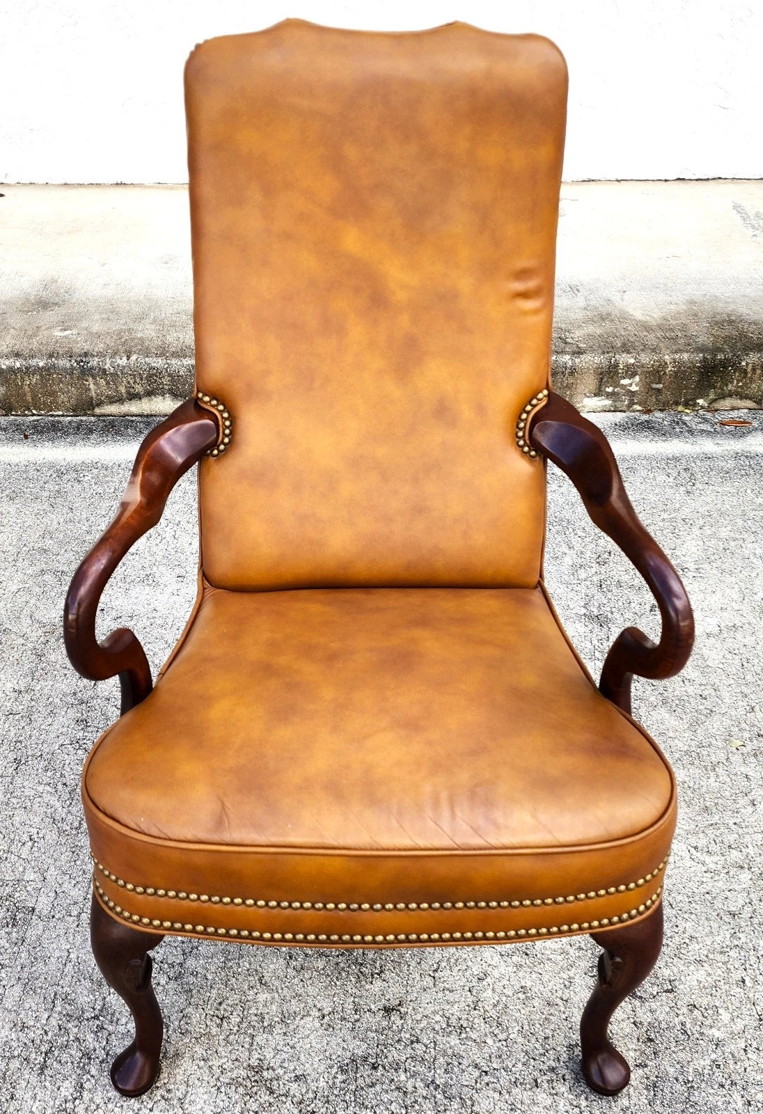Vintage Guerin Leather Armchair by Leathercraft