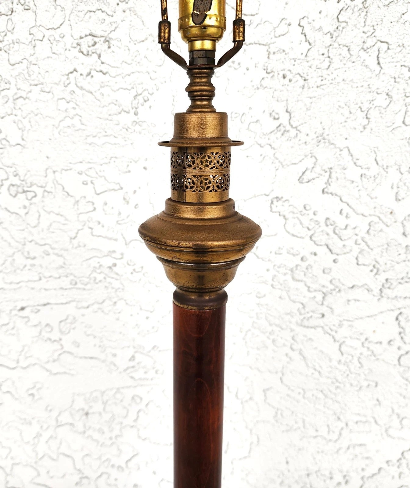 Vintage Floor Lamp with Table