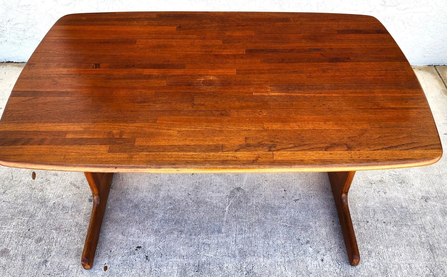 Les Meubles R.S. Dining Table Solid Teak 1960s