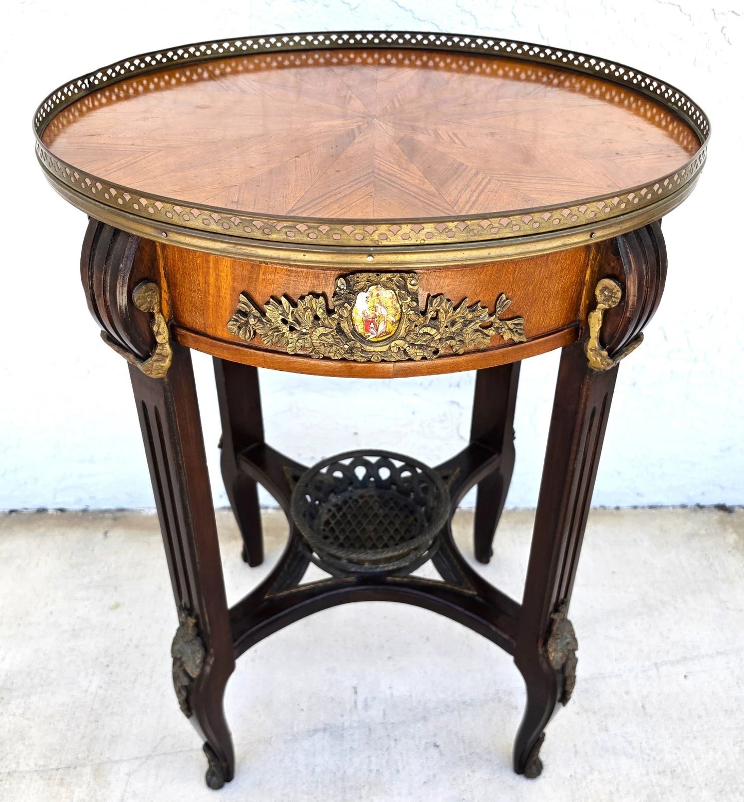 Antique 19th Century Louis XVI Revival Bouillotte Side Center Table