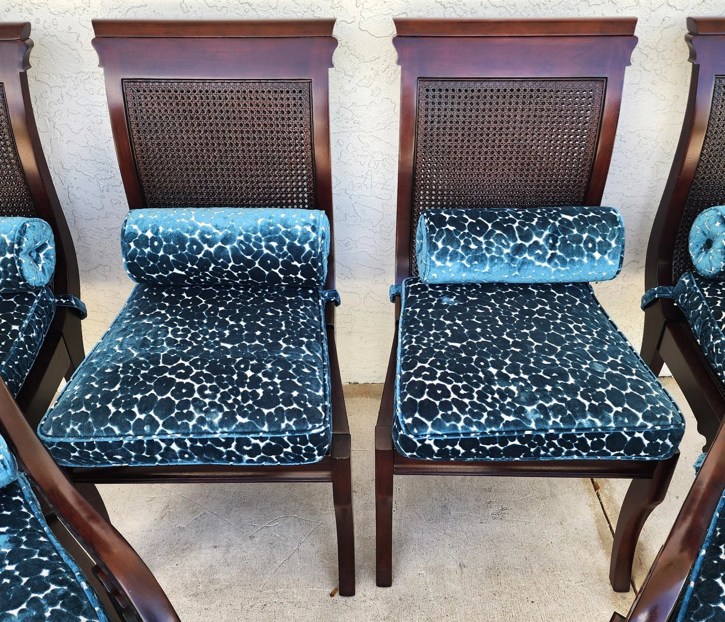 Stanley British Colonial Dining Chairs American Craftsman Collection Set of 6