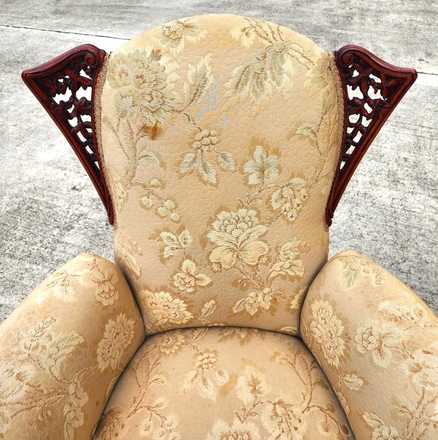 GROSFELD HOUSE Armchairs Rosewood Antique Set of 2