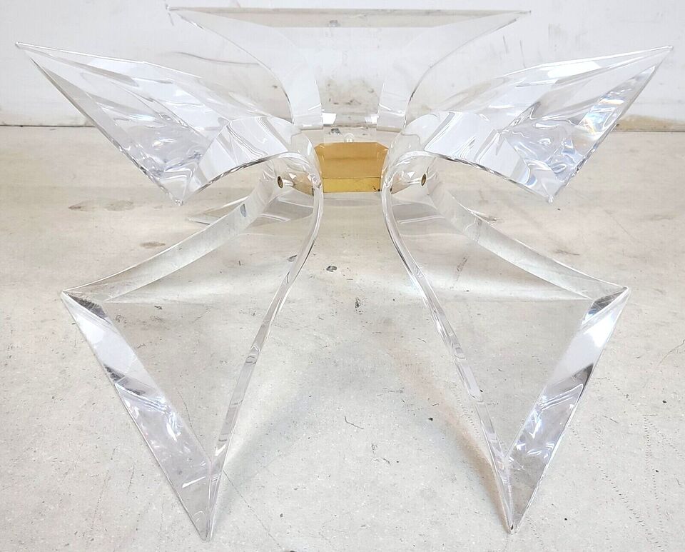 Lucite Coffee Table by LION IN FROST (Base ONLY)