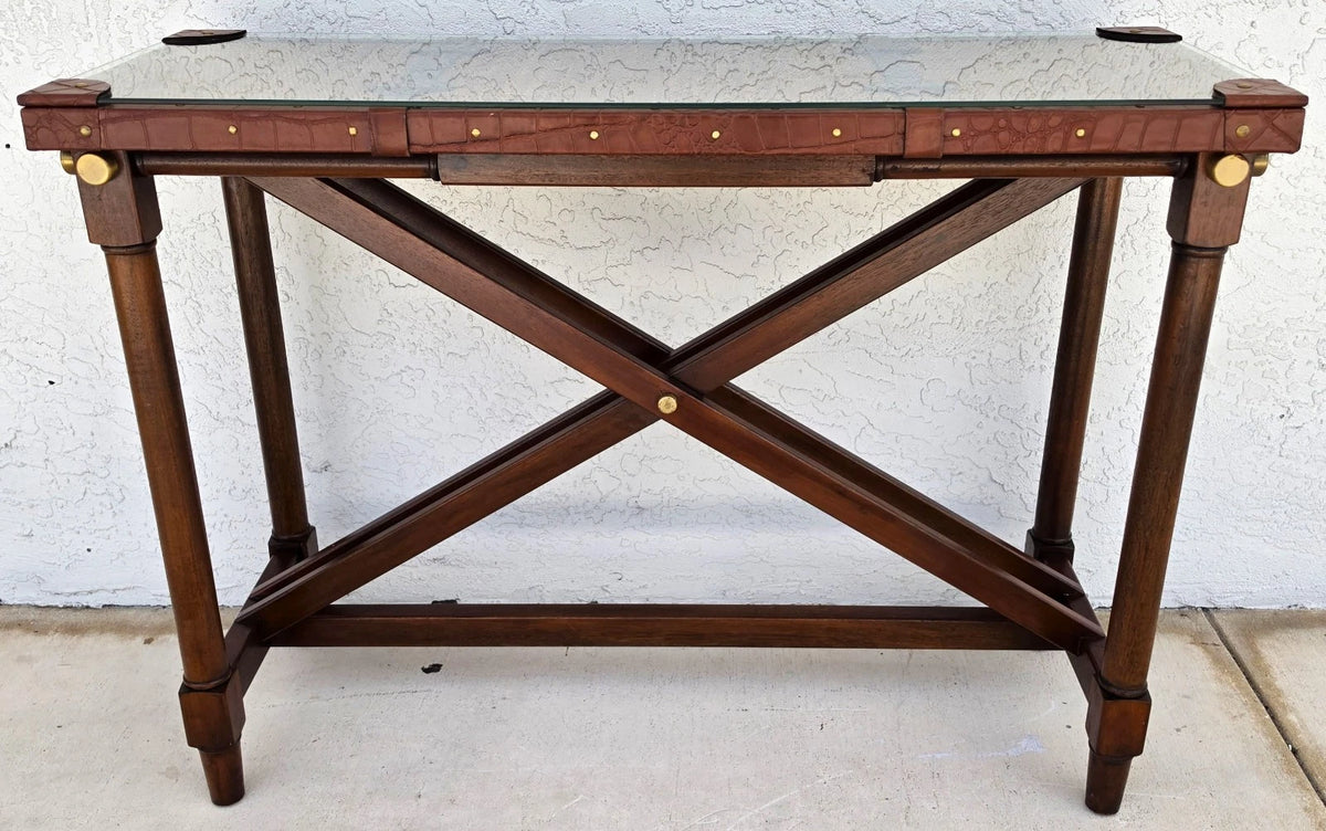 Bauer International Serengeti Stiles British Colonial Buffet Console Table