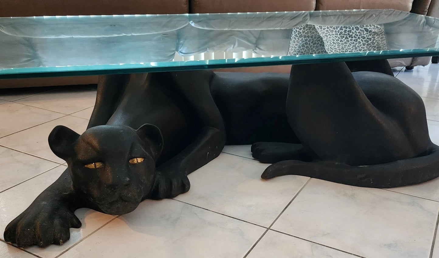 Vintage Panther Coffee Table