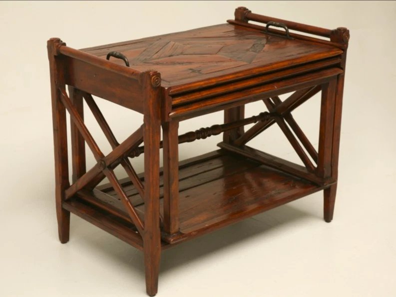 Theodore Alexander Bromwich Nesting Side Table with Serving Tray