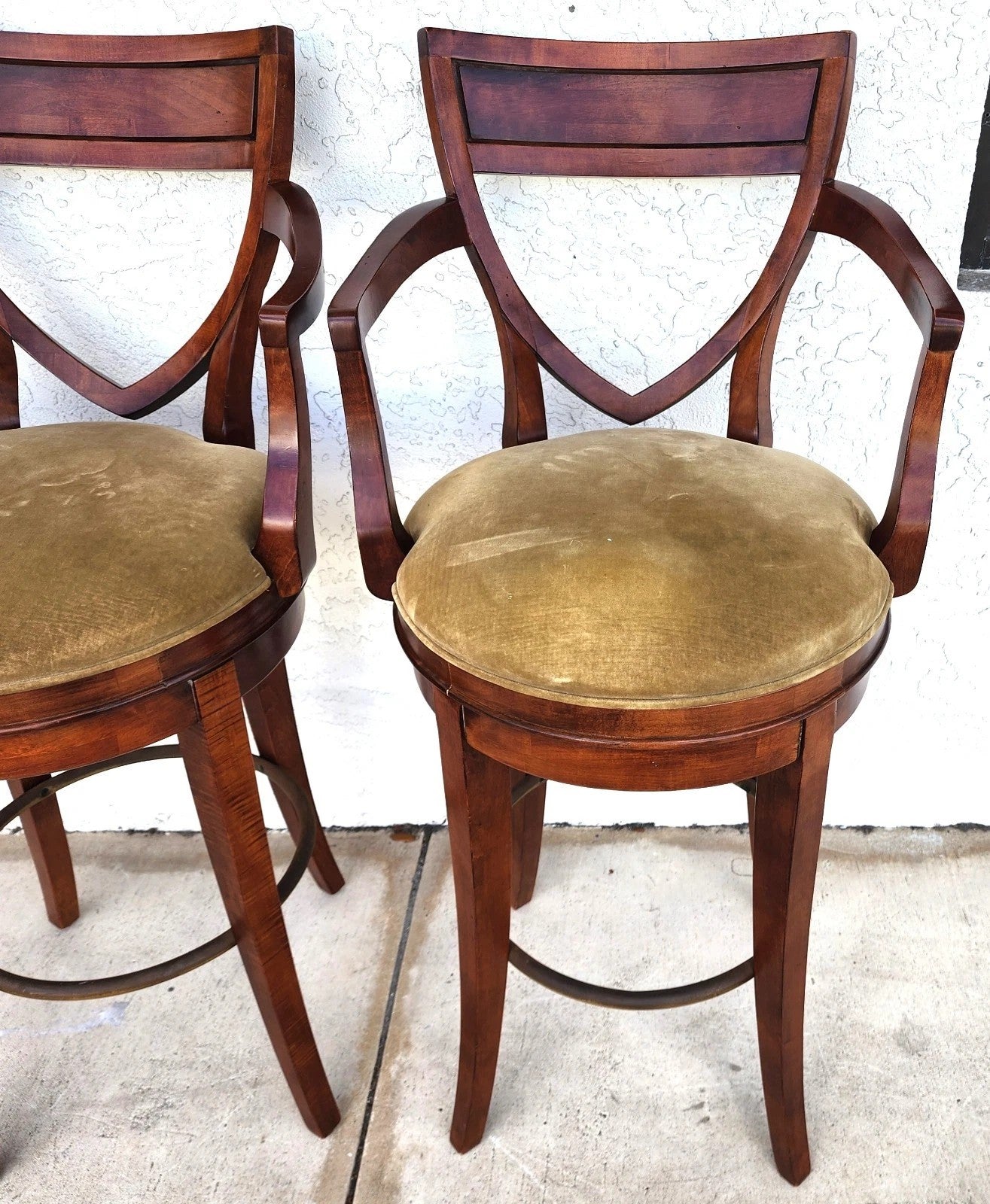 CENTURY FURNITURE Swivel Bar Stools Set of 4