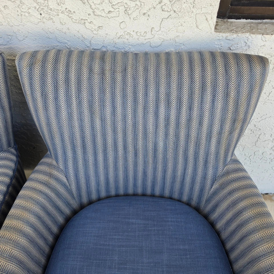 1950s MCM Edward Wormley Gio Ponti Style Armchairs Set of 4