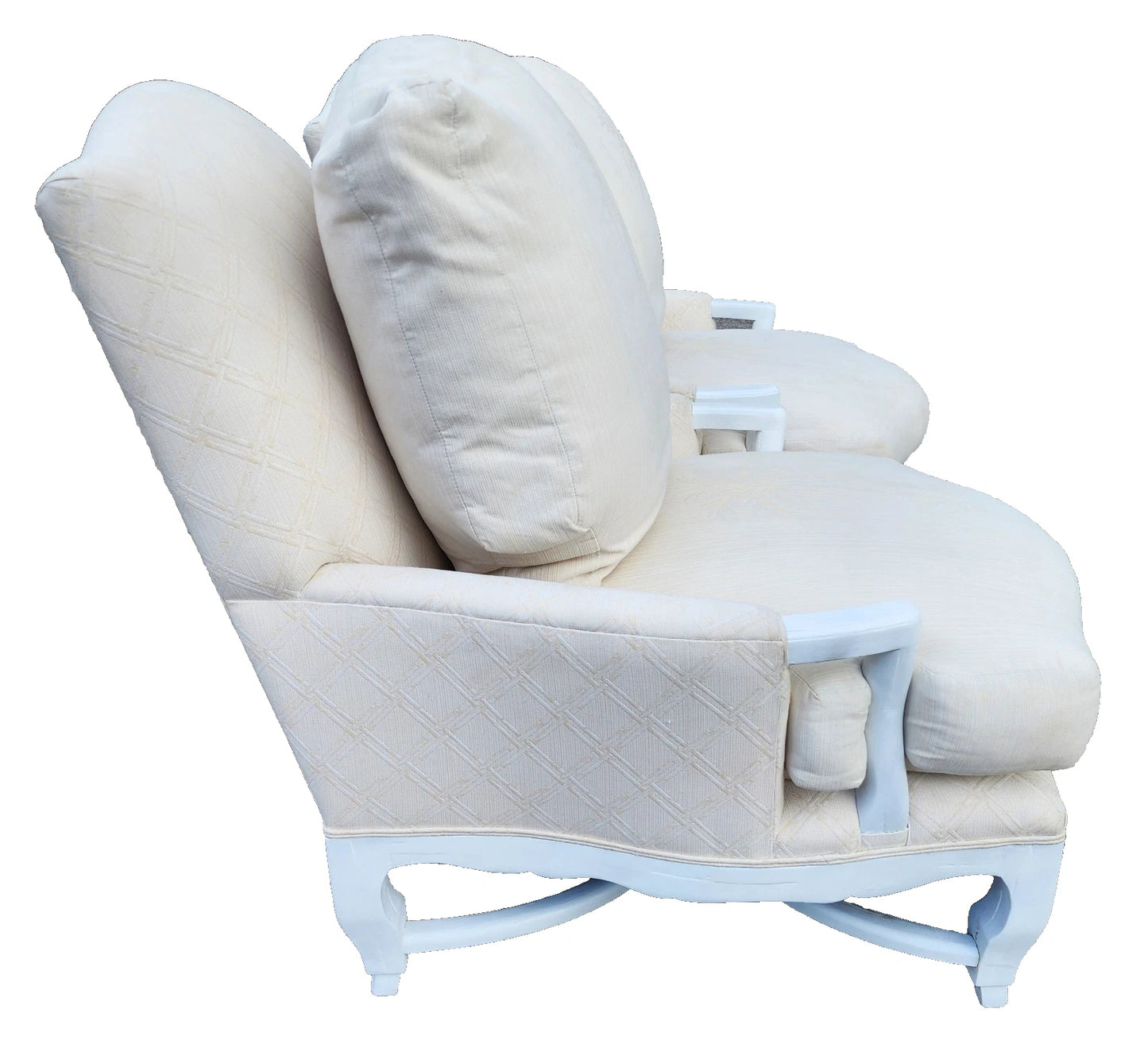 A. Rudin Palm Beach Regency Lounge Chairs Pair