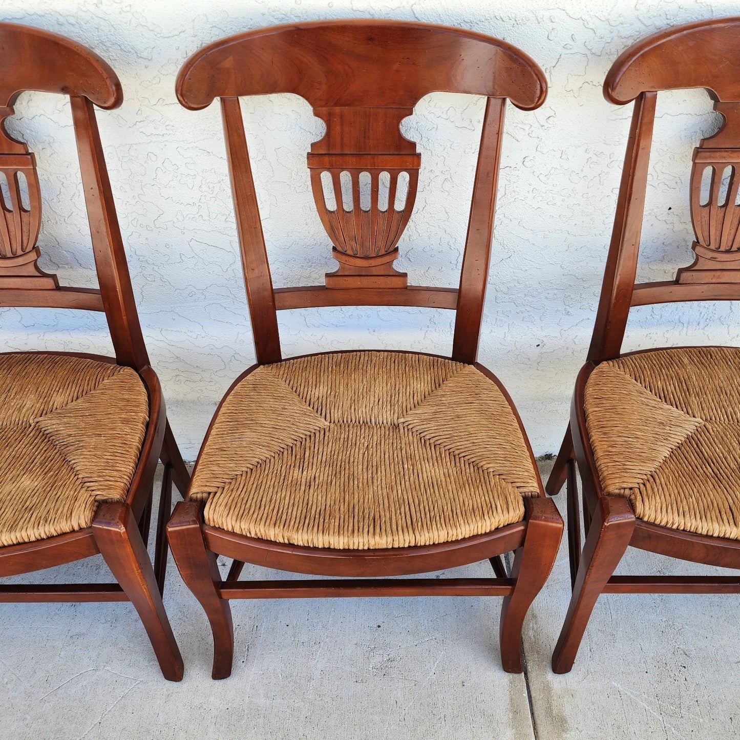 French Country Dining Chairs by HICKORY CHAIR CO Set of 4