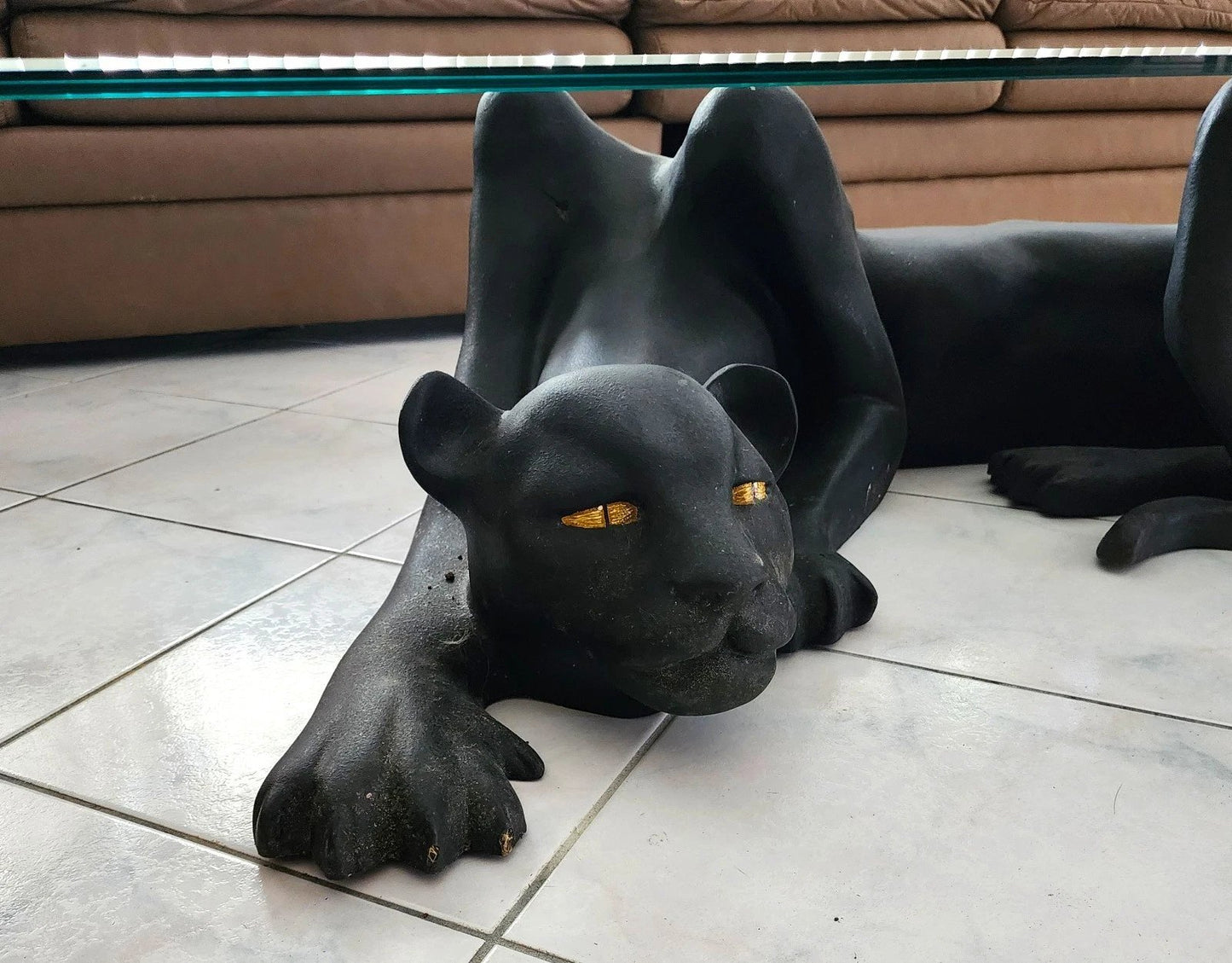 Vintage Panther Coffee Table