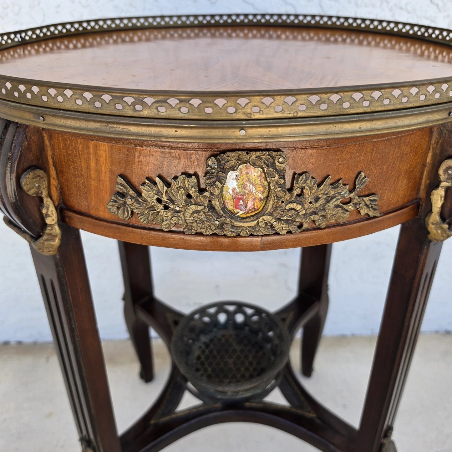 Antique 19th Century Louis XVI Revival Bouillotte Side Center Table