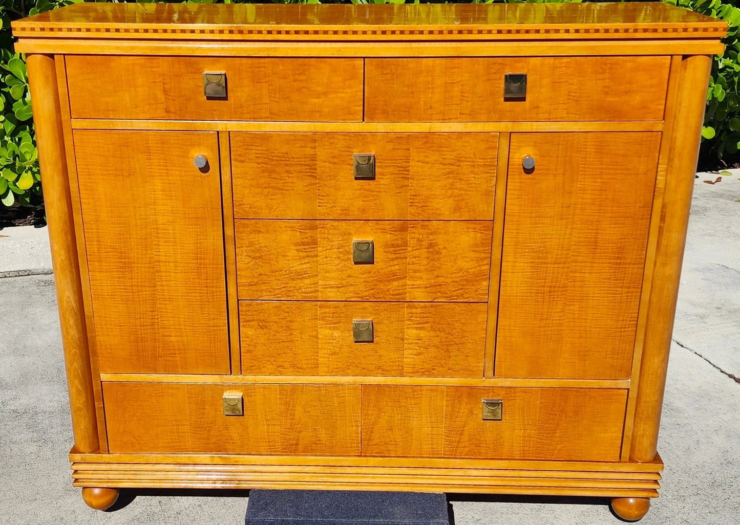 HICKORY WHITE BIEDERMEIER Dresser Cabinet TV Stand from GENESIS COLLECTION