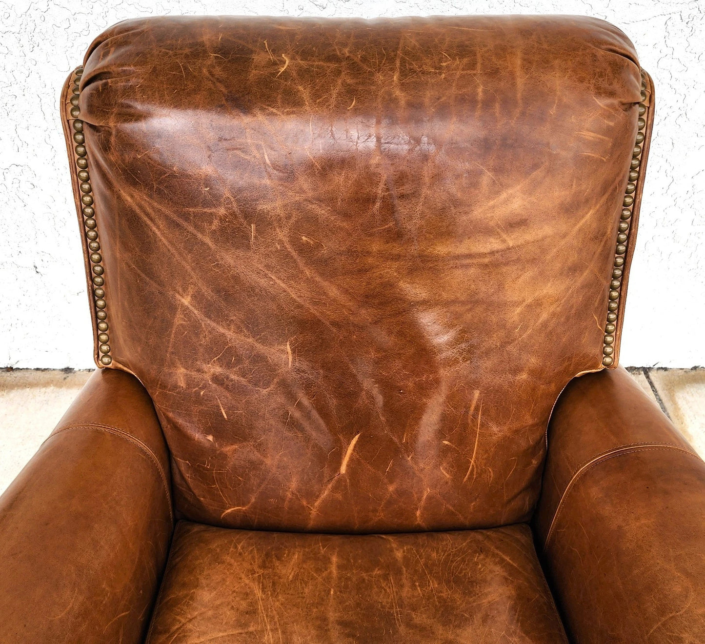 Vintage Barcalounger Leather Recliner Classic