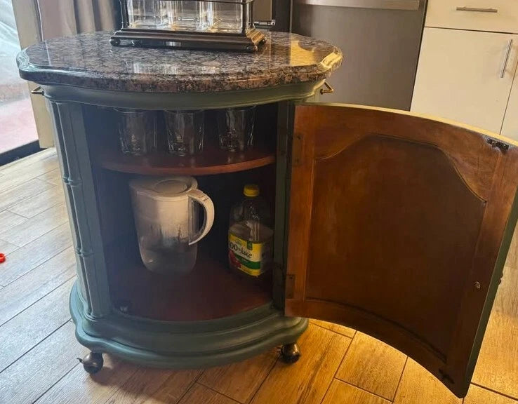 Drexel Dry Bar Kitchen Island Rolling