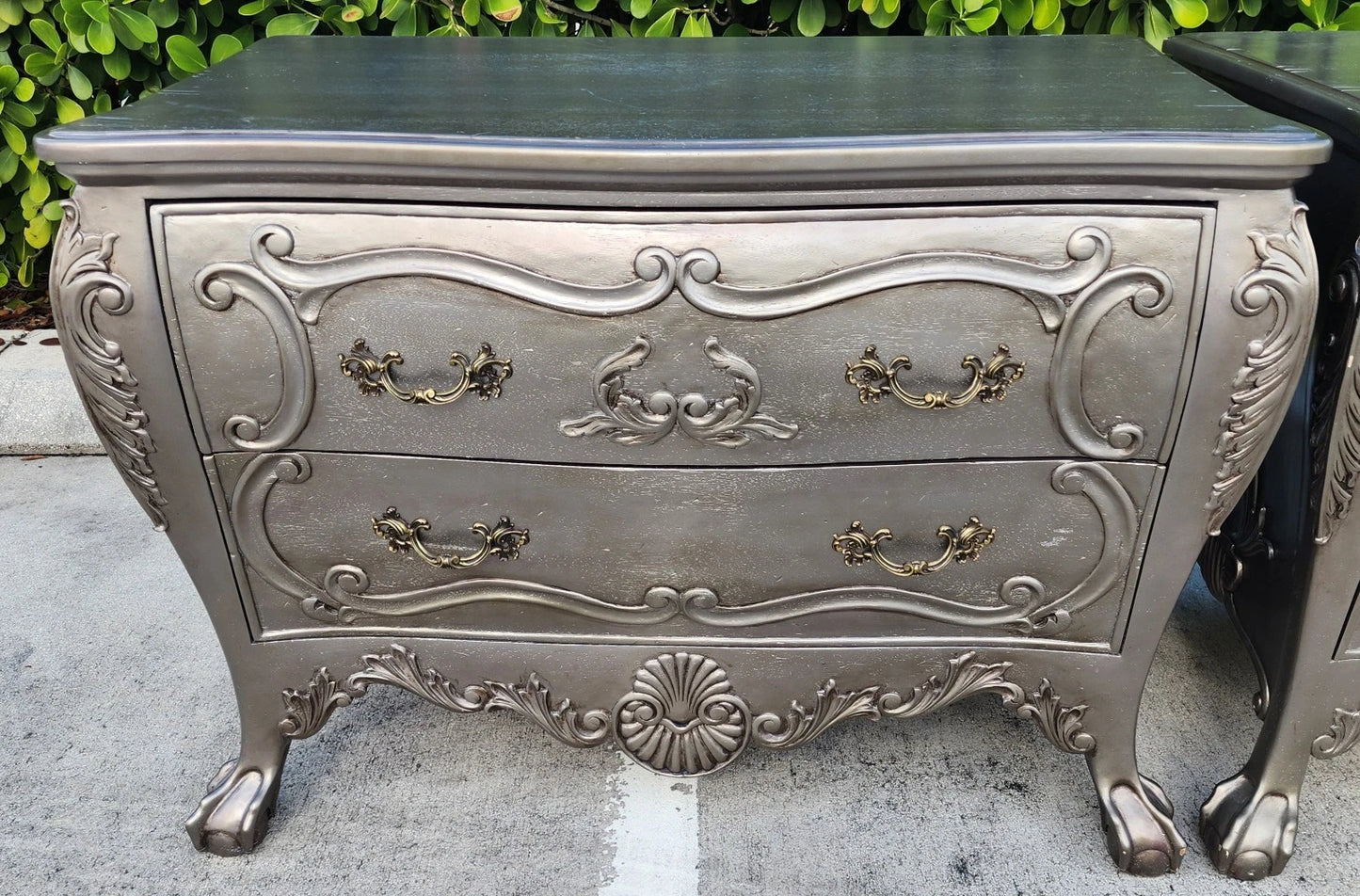 Vintage Baroque Rococo Chests Bombay Pair