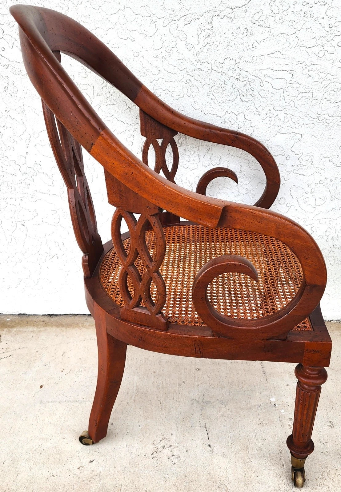 Baker Regency Armchairs Rolling Set of 3