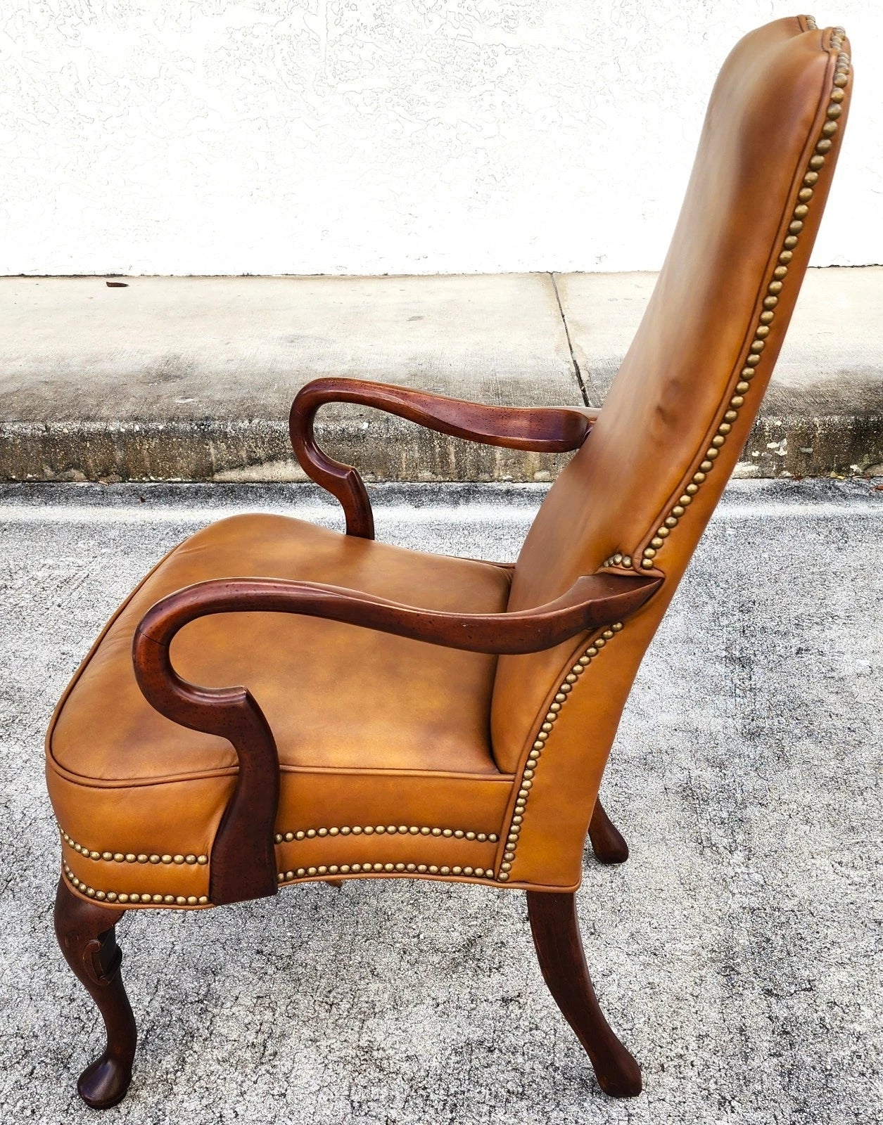 Vintage Guerin Leather Armchair by Leathercraft