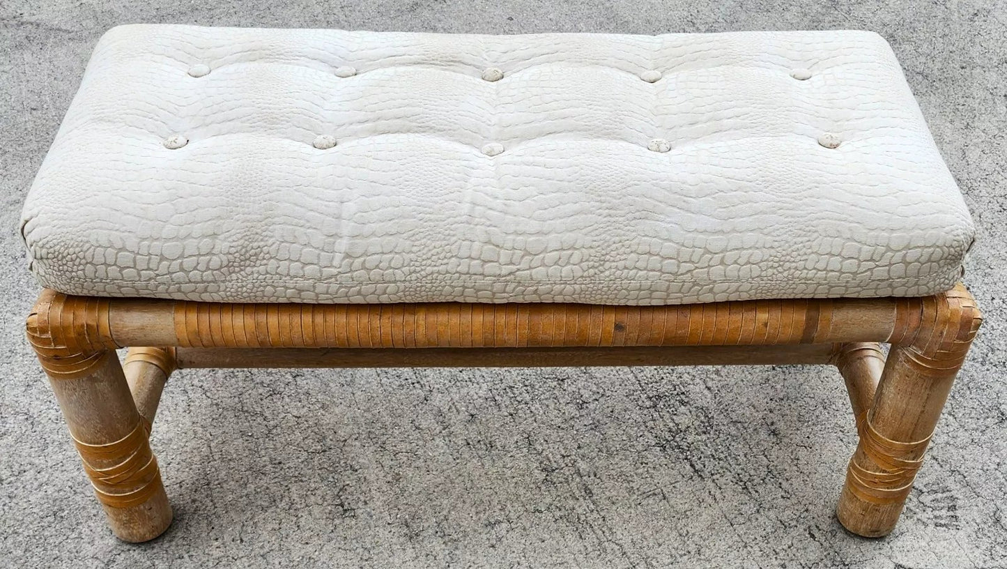 Drexel Heritage Bamboo Bench