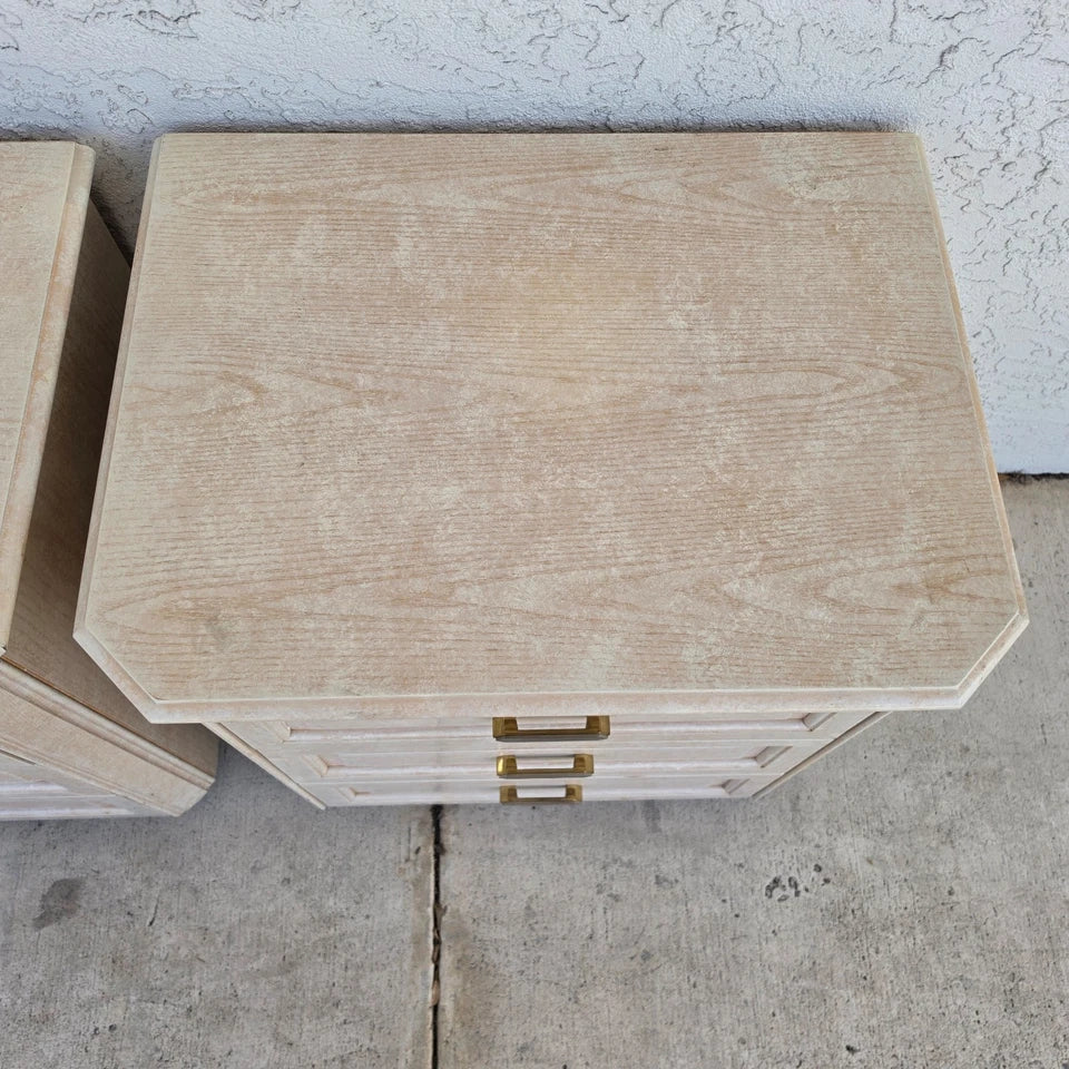 Henredon Charisma Nightstands Side Tables Picklewood Pair