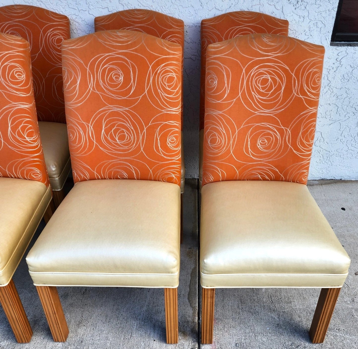 Contemporary Dining Chairs Set of 8