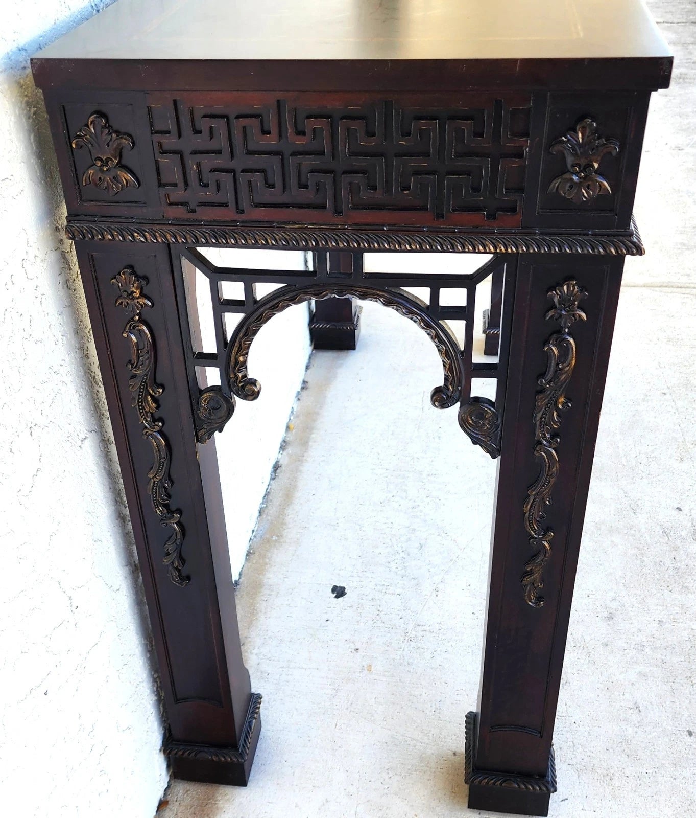Chinese Chippendale Console Table