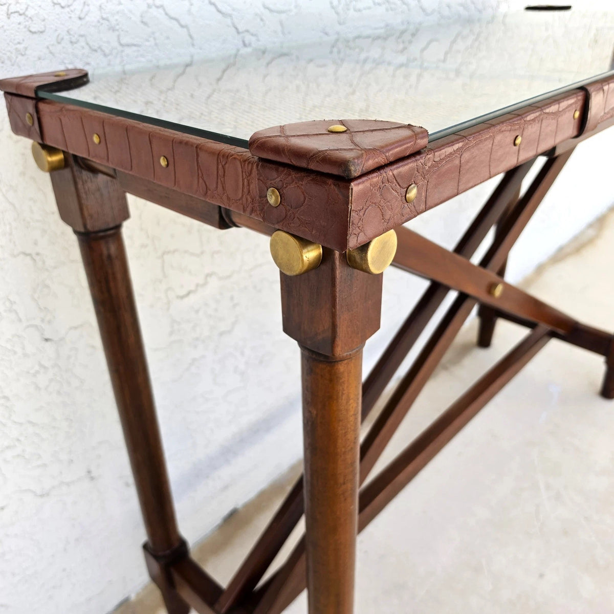 Bauer International Serengeti Stiles British Colonial Buffet Console Table