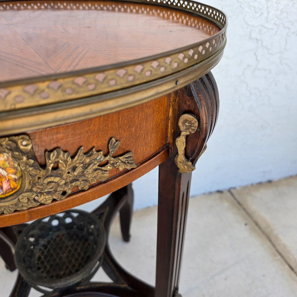 Antique 19th Century Louis XVI Revival Bouillotte Side Center Table