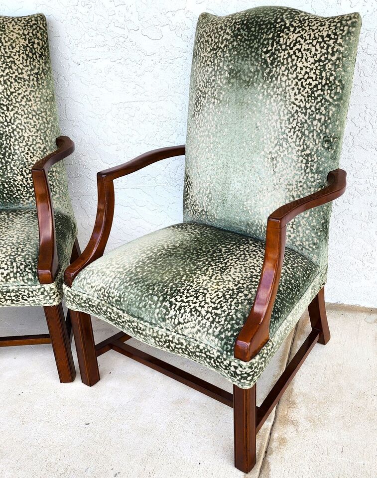 Vintage Gainsborough Lolling Armchairs Pair