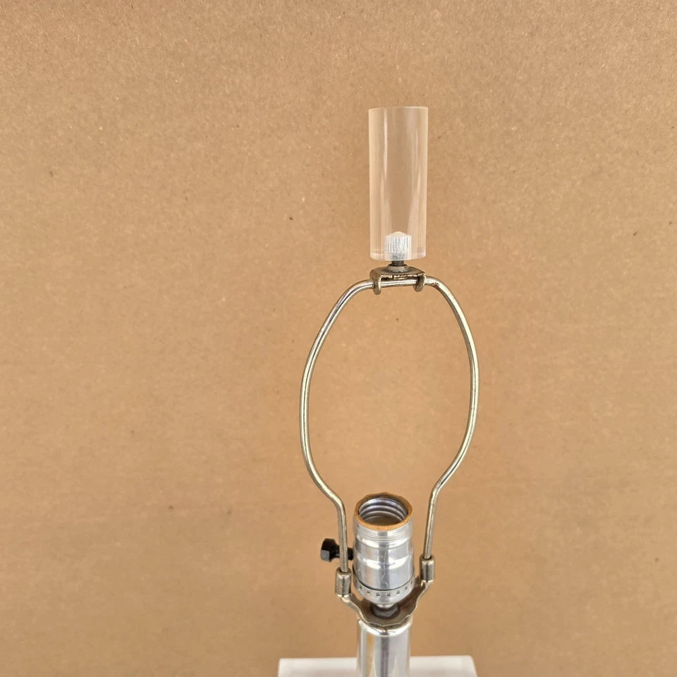 Vintage Stacked Skyscraper Karl Springer Style Floor Table Lamp 1970s