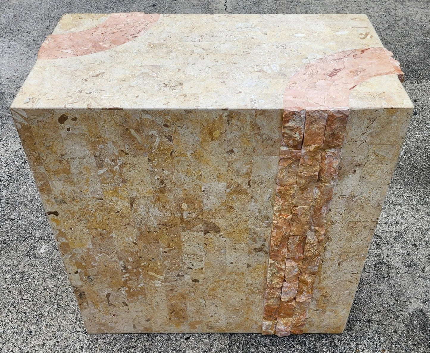 Maitland Smith Style Tessellated Stone Dining Table