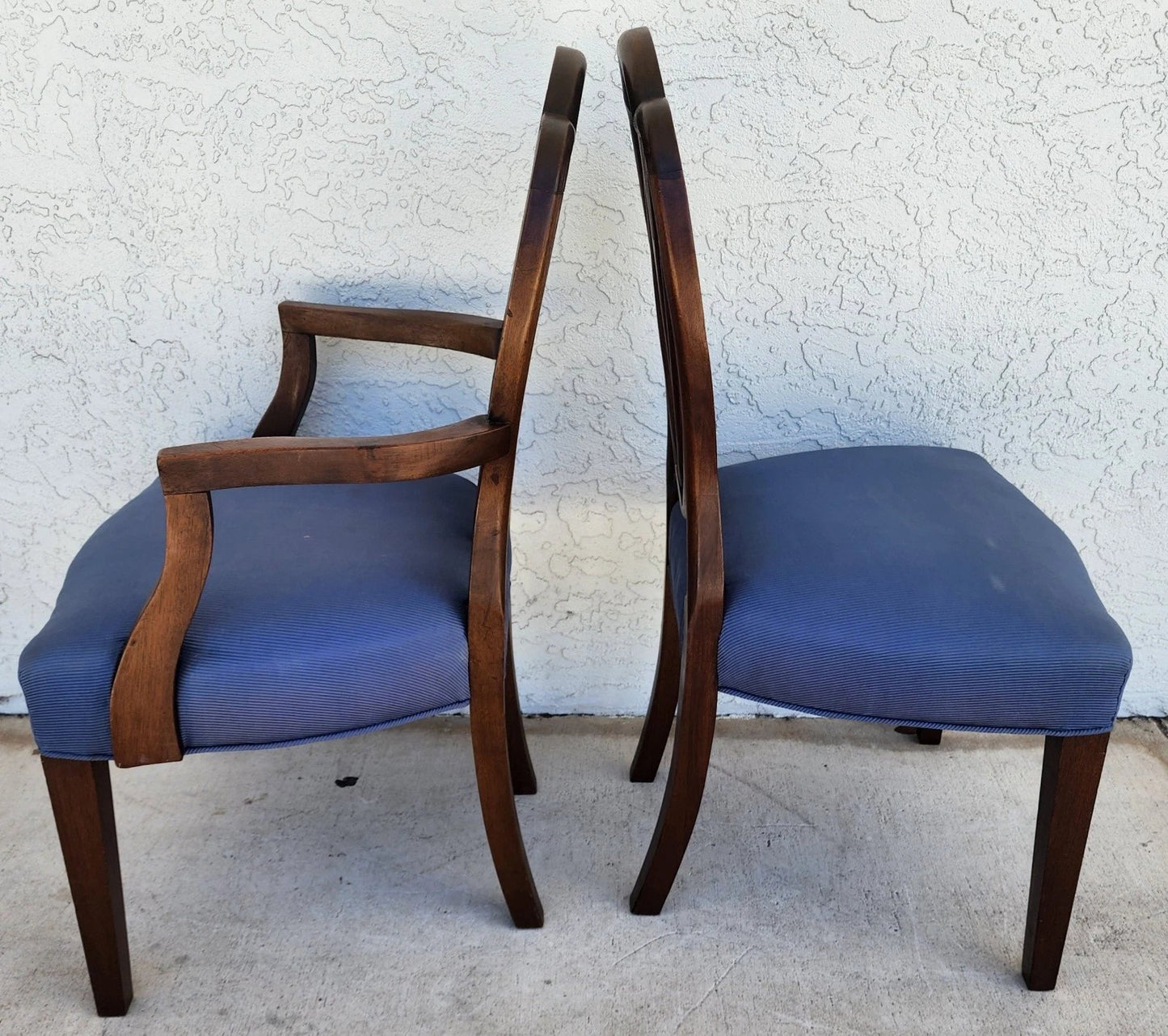 Vintage Hepplewhite Dining Chairs Set of 6