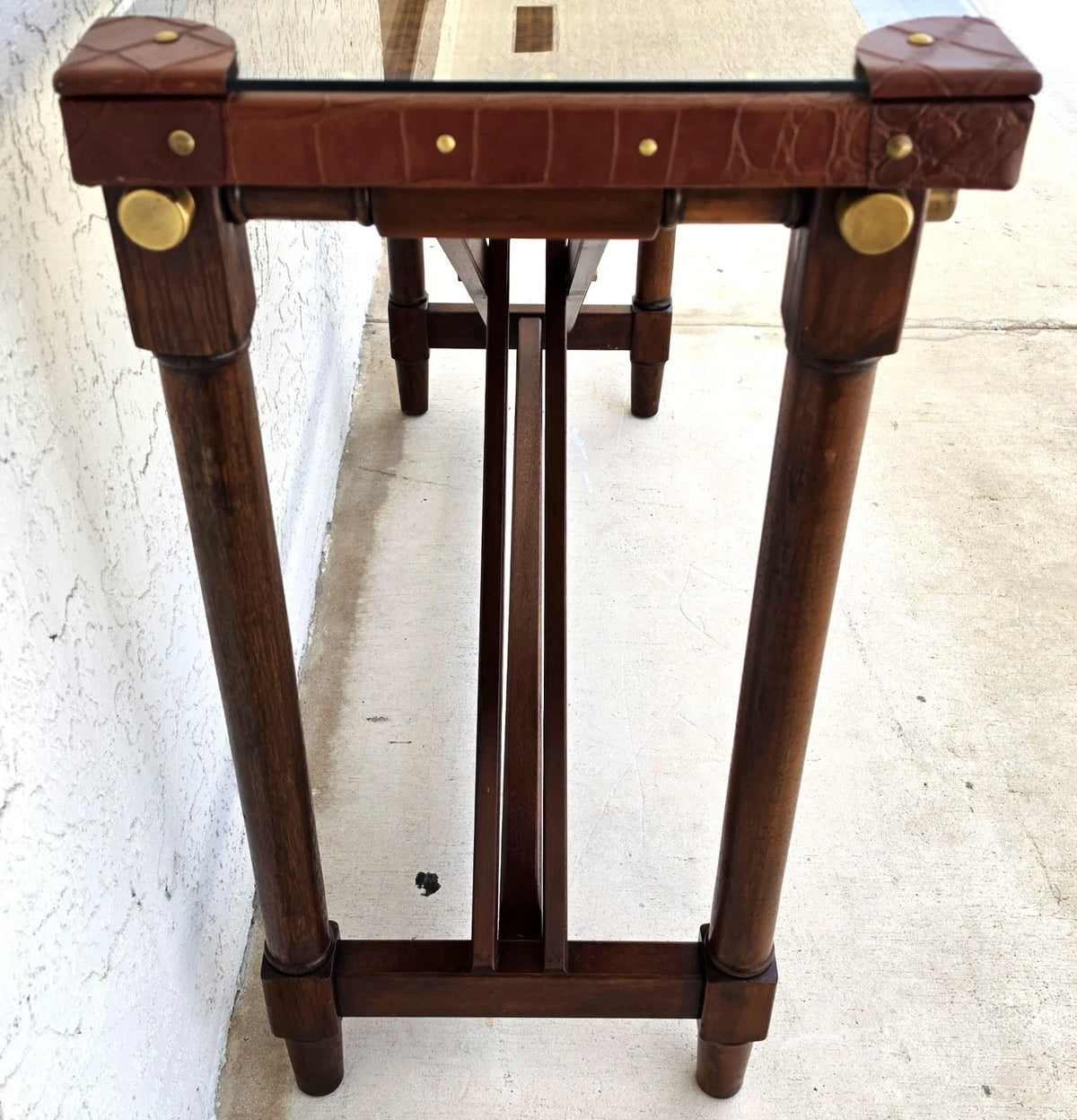 Bauer International Serengeti Stiles British Colonial Buffet Console Table