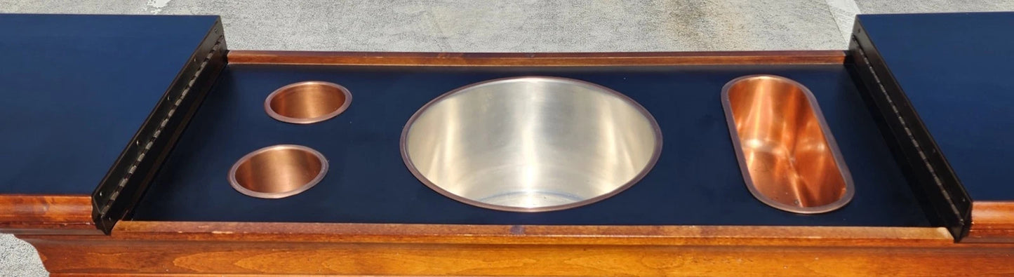 Bassett Chris Madden Collection Bar Flip Top Rolling