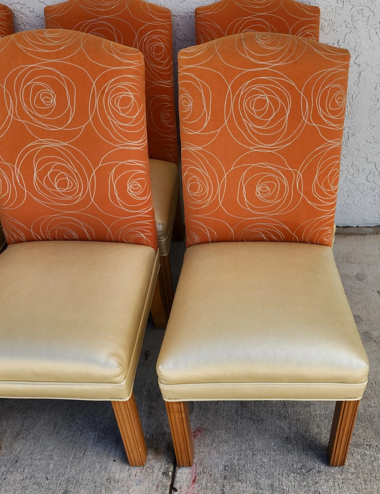 Contemporary Dining Chairs Set of 8