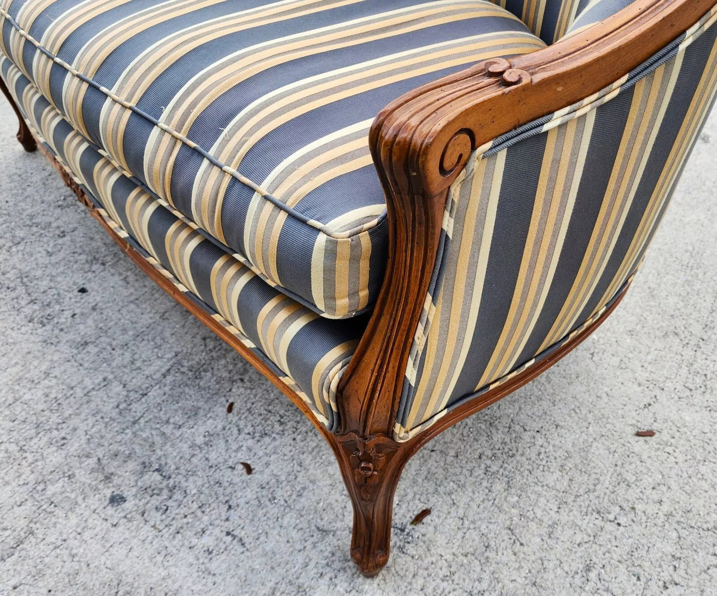 Antique French Walnut Settee