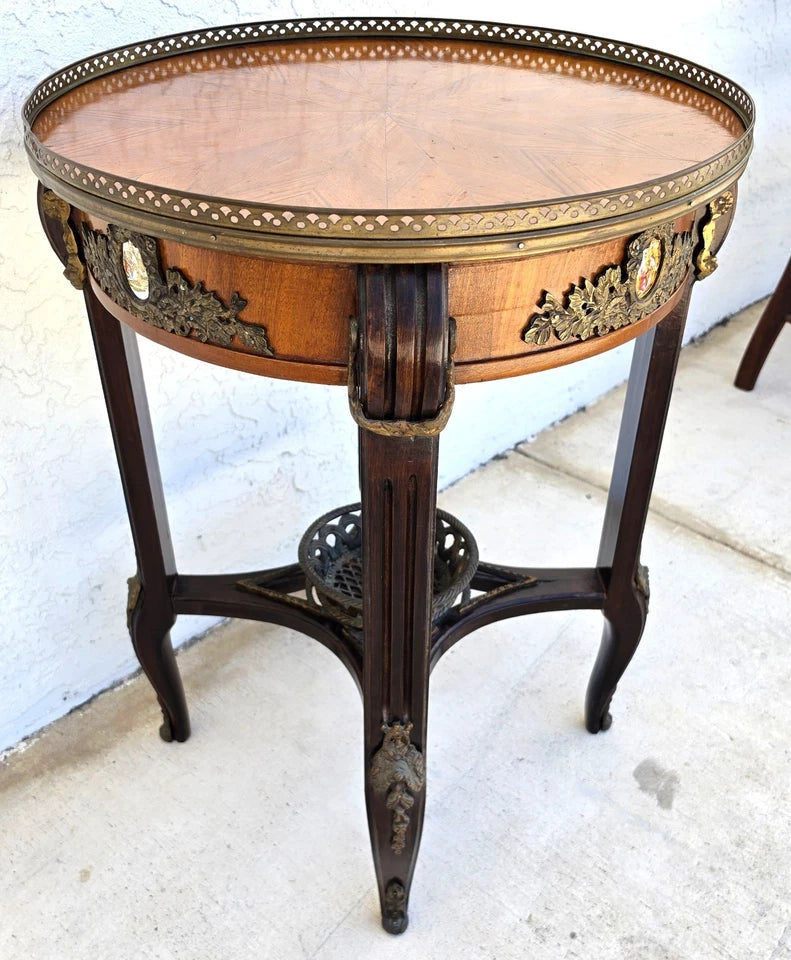 Antique 19th Century Louis XVI Revival Bouillotte Side Center Table