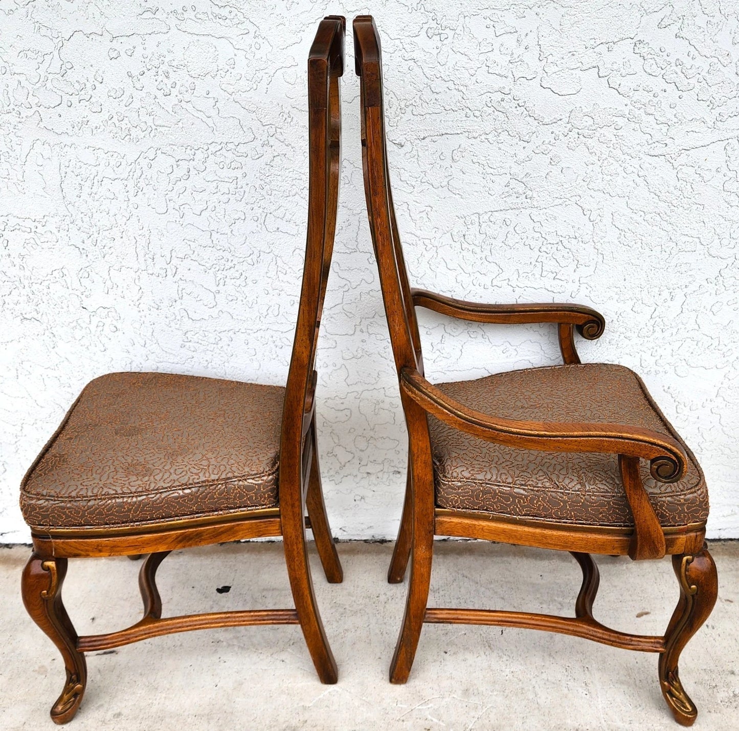 Drexel Italian Tuscan Dining Chairs Set of 6